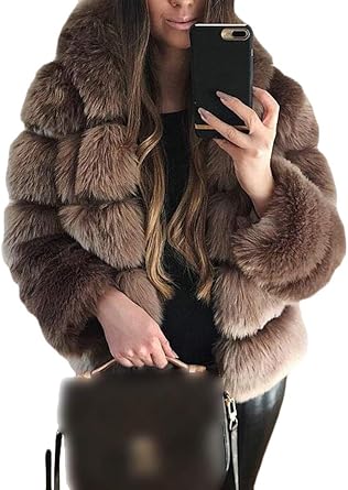 amazon women's fur coats