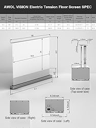 AWOL VISION 120" Motorized ALR Floor Rising