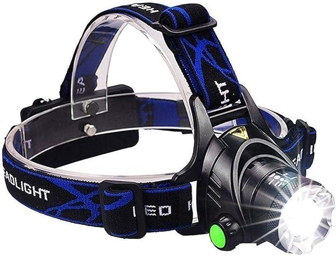 Buy ABHED Head Torch Hands Free Head Flashlight LED Lamp Water Resistant Drop Resistant Head