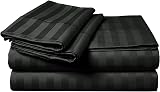 MOONLIGHT20015 Double Duvet Set Reversible Stripes Satin 200x200 cm view 7