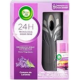 Aromatizador de Ambiente Bom Ar Automático Aerossol Freshmatic Campos de Lavanda Aparelho + Refil 250ml
