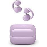 Sony LinkBuds Clip Open-Ear Truly Wireless Earbuds, Comfortable & Secure Fit, Lightweight Clip-On Design, Touch Controls, Ambient Sound Awareness, Water Resistant, Up to 37 Hrs of Playback, Lavender