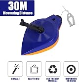 SULIVES Heavy Duty Chalk Line Reel 30m String with High Visibility Marking Chalk view 2