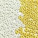 BronaGrand 500pcs Metal Daisy Spacer Beads 4mm for DIY Jewelry Making,Gold and Silver