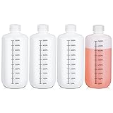 UMETASS 16oz/500ml Narrow Mouth Plastic Bottles
