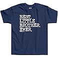 Threadrock Little Boys' Best Little Brother Ever Toddler T-Shirt