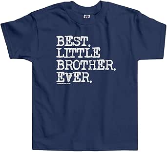 Threadrock Little Boys' Best Little Brother Ever Toddler T-Shirt