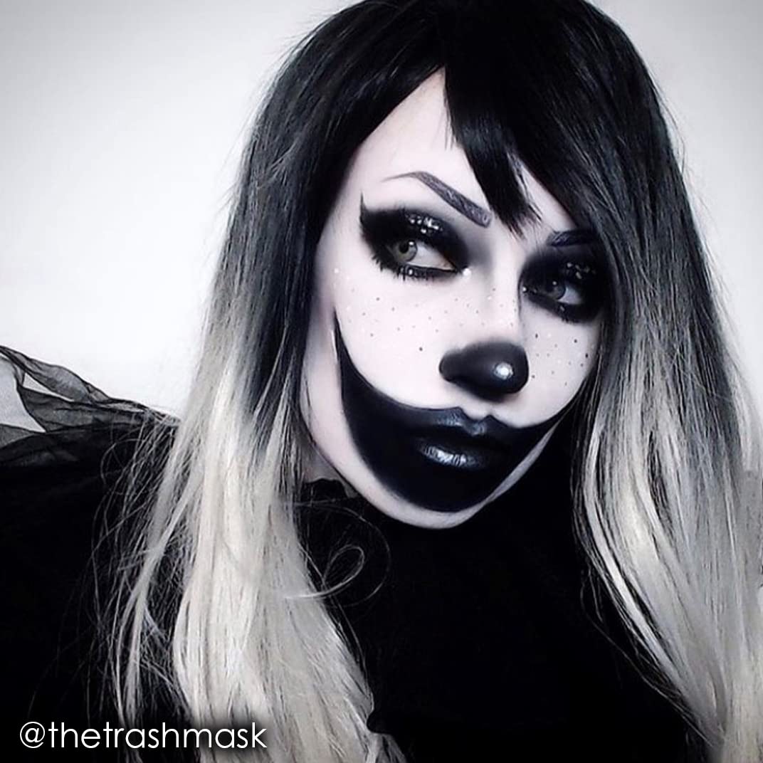 Mehron Makeup Color Cups | Stage, Foundation, Face Paint, Body Paint, Halloween Makeup | Greasepaint .5 oz (14 g) (Black)