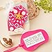 Set of 2 Beach Themed Hot Pink Flip Flop Luggage Tags w/Starfish
