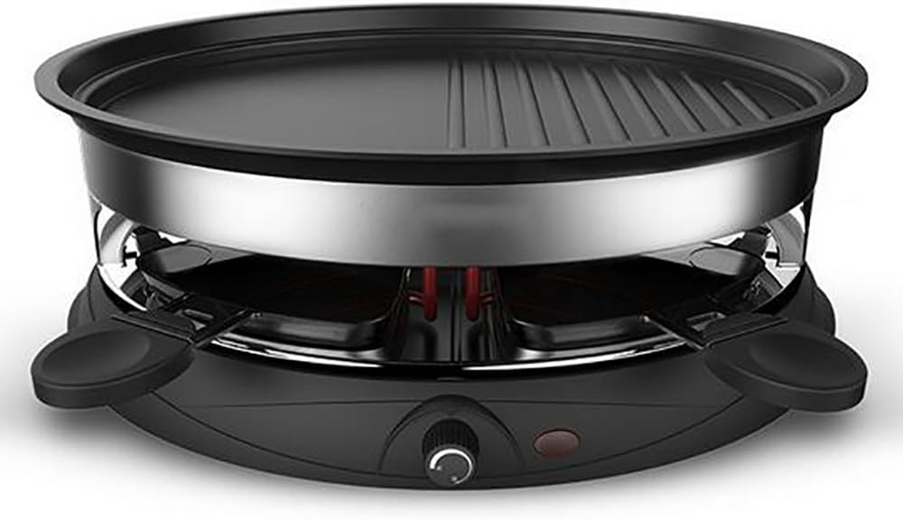 review Barbecue Frying Pan Teppanyaki Electric Party Grill Machine - Indoor Hotplate BBQ For Table Top Cooking Non-Stick Cooking Hot Plate