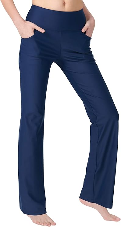 Amazon.com: Zeronic Bootcut Yoga Pants for Women with Pockets High