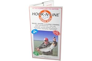 Hook-N-Line Map Galveston Water Proof Wade Fishing Chart