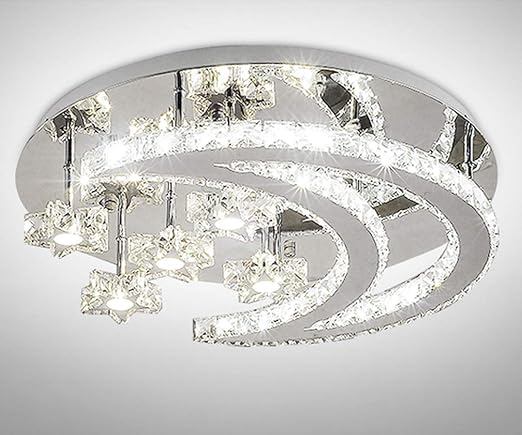 FGVBC LED Kristall Pendelleuchte Kreative Kunst Esszimmer Schlafzimmer