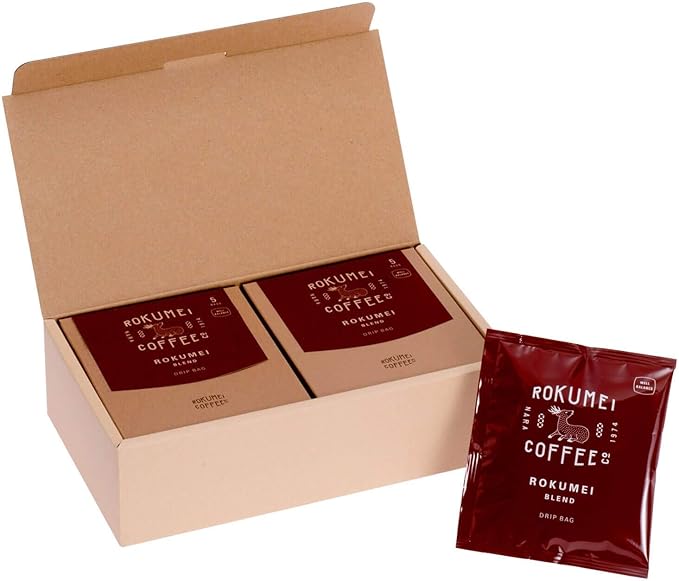 Amazon Rokumei Coffee Co ロクメイコーヒー コーヒーギフト ドリップバッグ 10pcs ロクメイブレンド ドリップコーヒー ギフト 誕生日シール Rokumei Coffee Co ドリップバッグ 通販