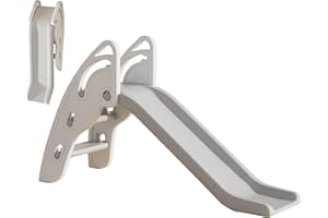 GUPAMIGA Toddler Slide Large Play Climber Slide PlaySet with Extra Long Slipping Slope Indoor Slide Kids Slide Toddler Playground Toddler Slide Outdoor Toys for Toddlers (White)