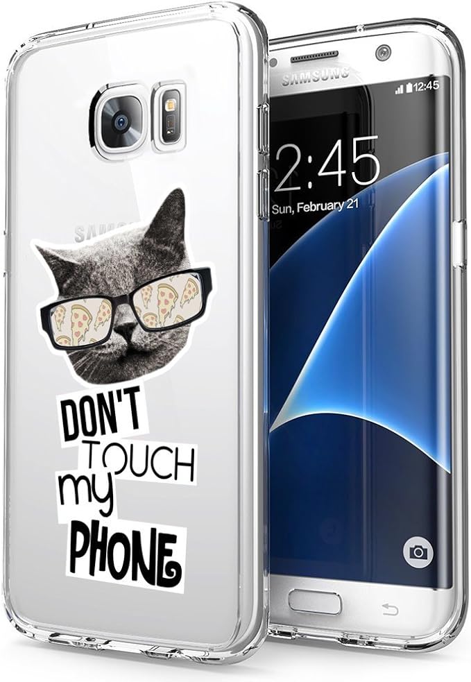 Schutzhulle Fur Samsung Galaxy S7 Edge Design Fresh Ananas Don T Touch My Phone Amazon De Elektronik