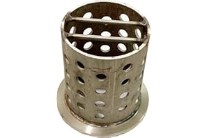 CPSZSHIP Round Steel Casting Flask for Vacuum Casting Machine Perforated Stainless Wall Flanged Cost-Effective for Wax Tree Insjection Tool