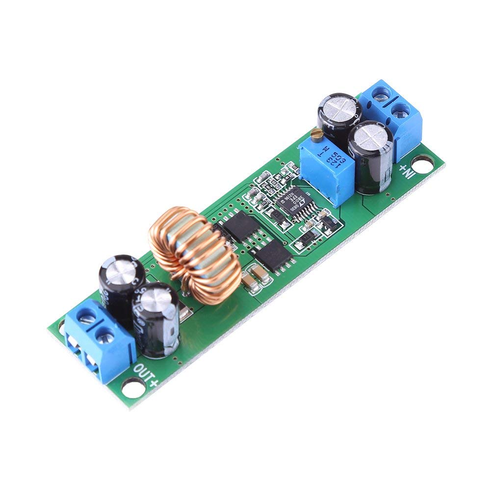Hilitand DC-DC Converter Module, DC-DC Buck Down Converter, Adjustable Power Module 6.5V-60V to 1.25-30V 10A (DC 6.5V-60V to 1.25V-30V 10A)