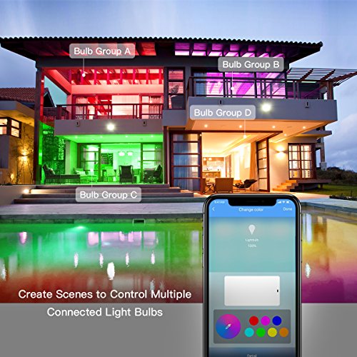 Homekit Light Bulb, Koogeek Smart Bulb Color Changing Dimmable WiFi