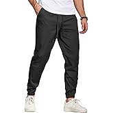 COOFANDY Men's Cotton Drawstring Jogger Pants