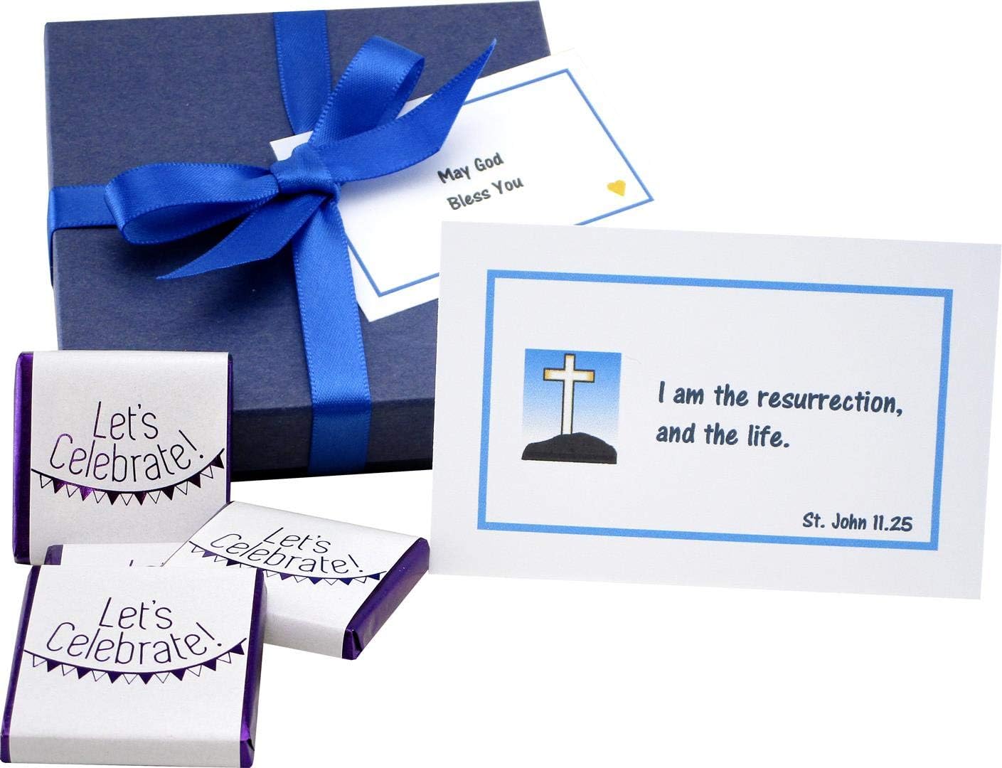 Weekly Wisdom. Personalized christian set with bible quote cards and chocolates.