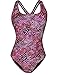 Speedo Womens Ultraback Racerback Athletic Training One Piece Swimsuit, 10 - Pink