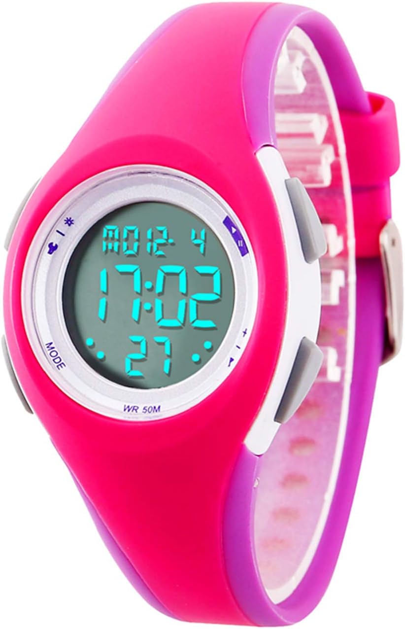 Kids Digital Sport Watch Outdoor Waterproof Watch with Alarm for Child Boy Girls Gift LED Kids Watch