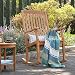 Cambridge-Casual AMZ-130574T Arie Teak Rocking Chair, Natural