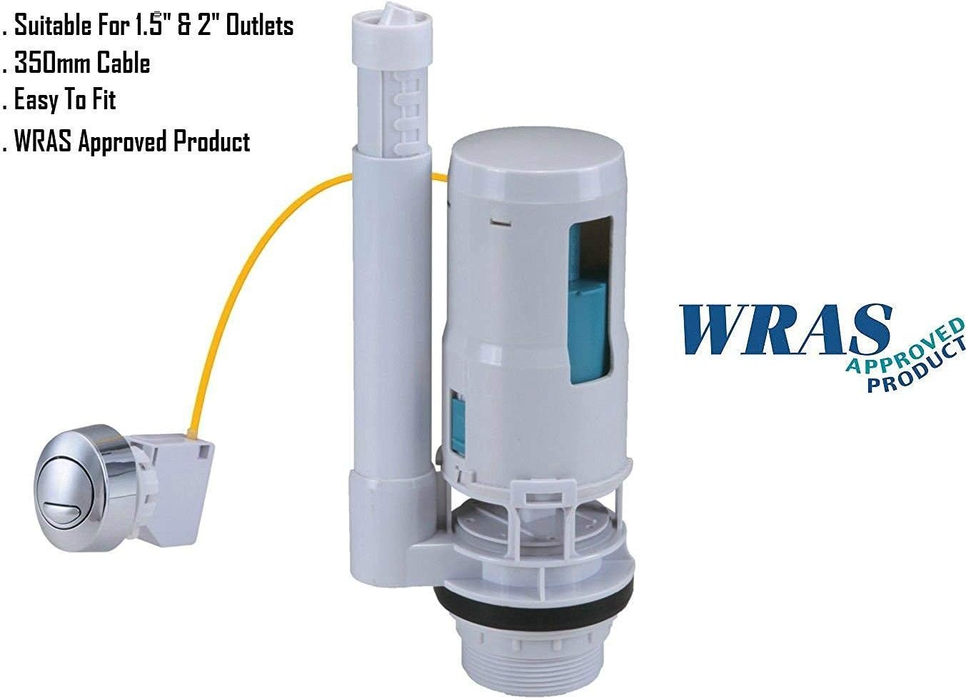 Dual Flush and Fill Toilet Cistern Kit WRAS Approved BigaMart