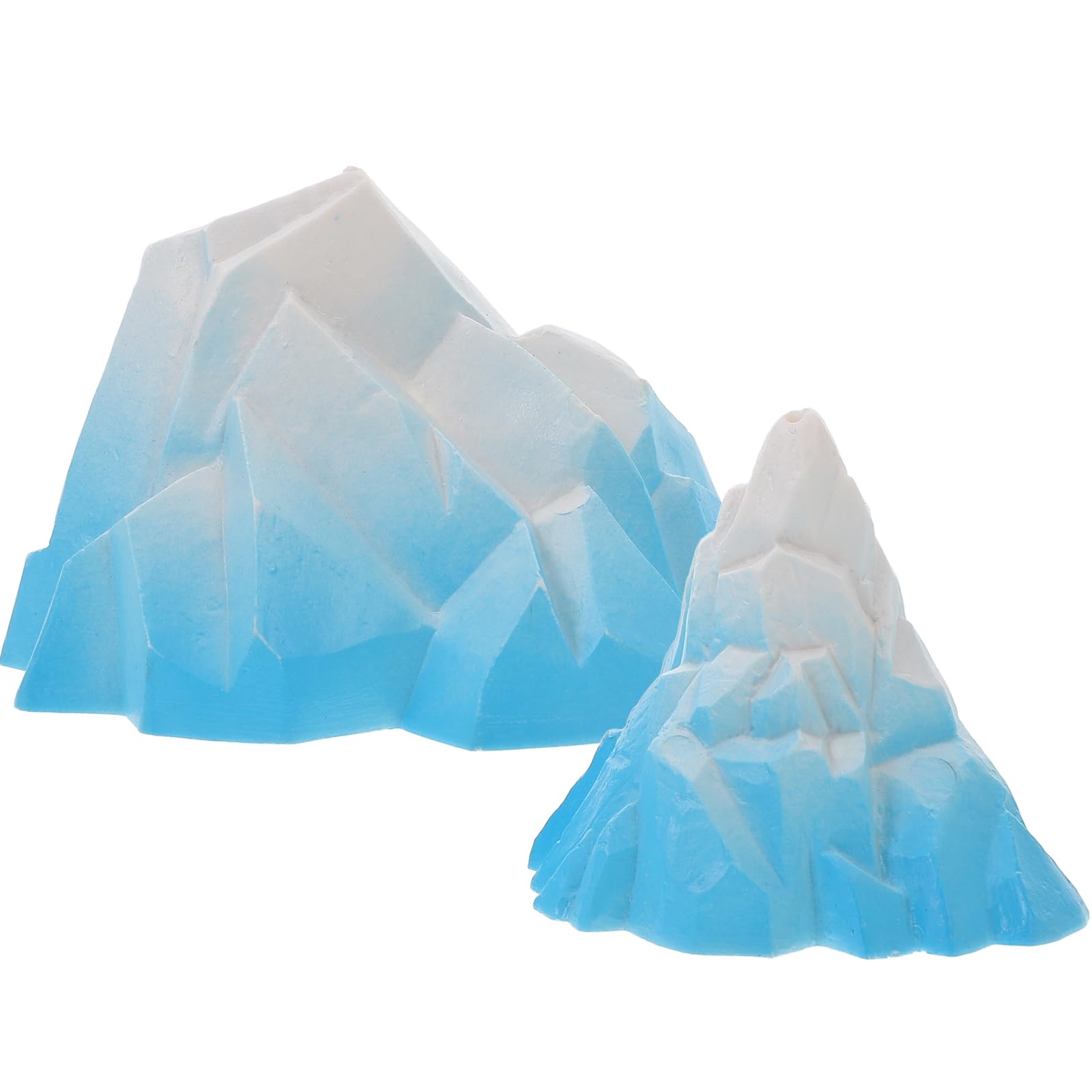 Photo 1 of TOVINANNA Iceberg Decor for Aquarium, 3inch Fish Tank Decoration Aquarium Ornament for Realistic and Vivid Aquarium Ecology, 2pcs