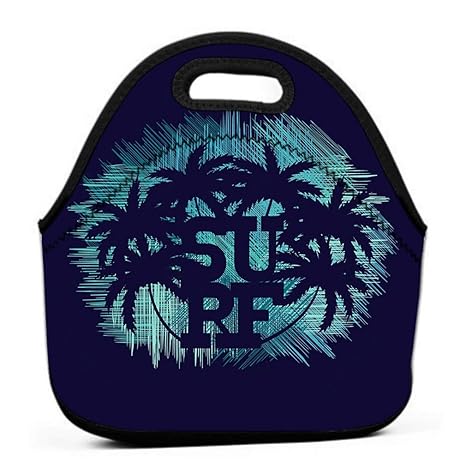 Amazon Com Lunch Bag Printed Insulated Lunch Box School Picnic