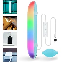 Amazon.com: ZENIKO OT40R 7W RGB Inflatable Tube Light, Portable ...
