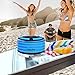 BassPal Shower Radios, IPX7 Waterproof Portable Wireless Bluetooth Speaker with LED Mood Lights, Super Bass HD Sound Shower, Pool, Beach, Kitchen&Outdoor