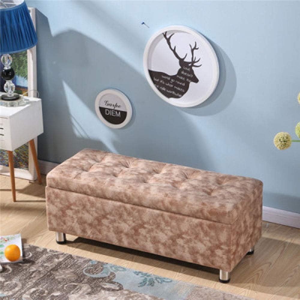 LSX--storage Storage Stool, Shoe Shoe Stool Home Door Shoe Stool Stool Storage Storage Bench Fitting Room Sofa Stool Rectangular ottomans (Color : B, Size : 120x40x40cm)