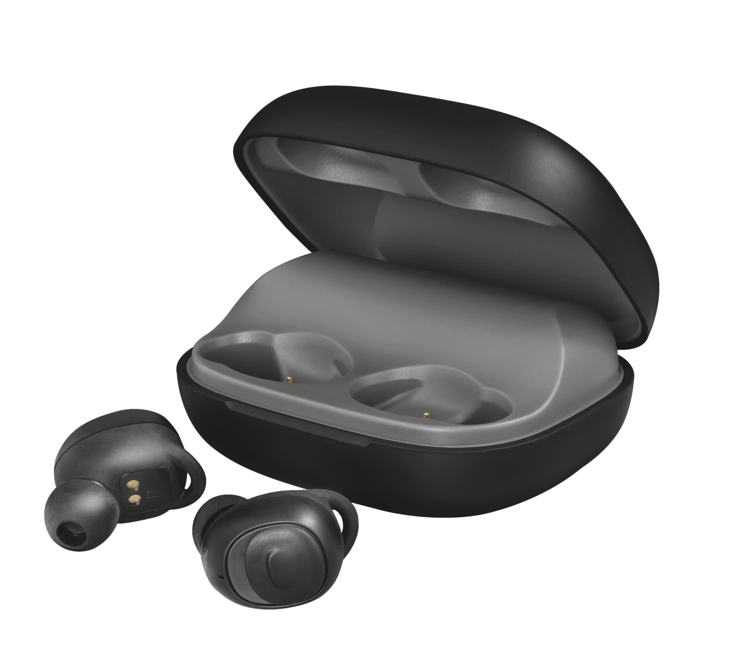 Trust Duet XP True Wireless Bluetooth Earbuds with Microphone, Headphones with Bluetooth 5.0 - Black