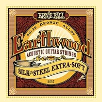 Ernie Ball Earthwood Silk and Steel Extra Soft Acoustic Set, .010 - .050
