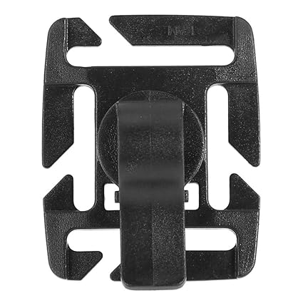 asiproper Outdoor Drinking Tube Plastic Clip Rotatable Molle Hydration Straw Tube Hose Webbing Clip for Camelbak Water Pack Bag
