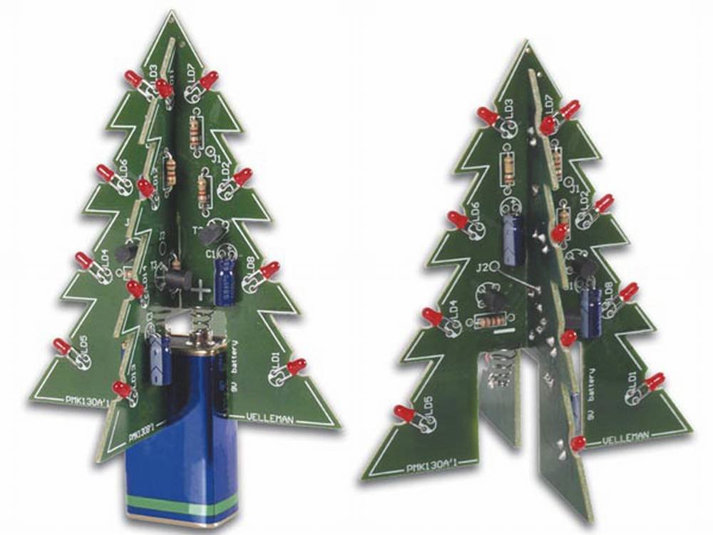 Velleman MK130 3D Xmas Tree, Multi-Colour