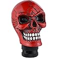 Padaodao Skull Shifter Knobs Devil Shift Knob Gear Stick Lever Grip Handle fit Most Manual Automatic Trucks SUV Cars, Red