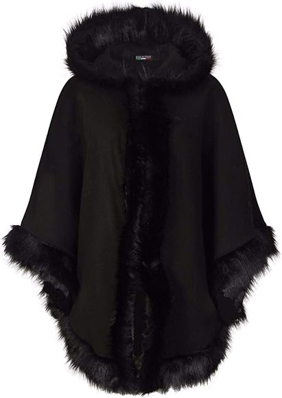 hooded cape coat uk