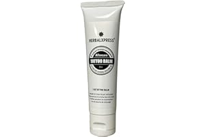 Herbalxpress Tattoo Aftercare Balm 2oz (60 ml) Tube—This unscented formula based on Olive Butter is designed for use before p