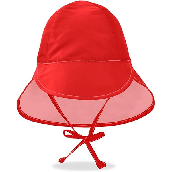 Amazon.com: UMIRIKO Red Baby Sun Hat Sun Protective Toddler Bucket