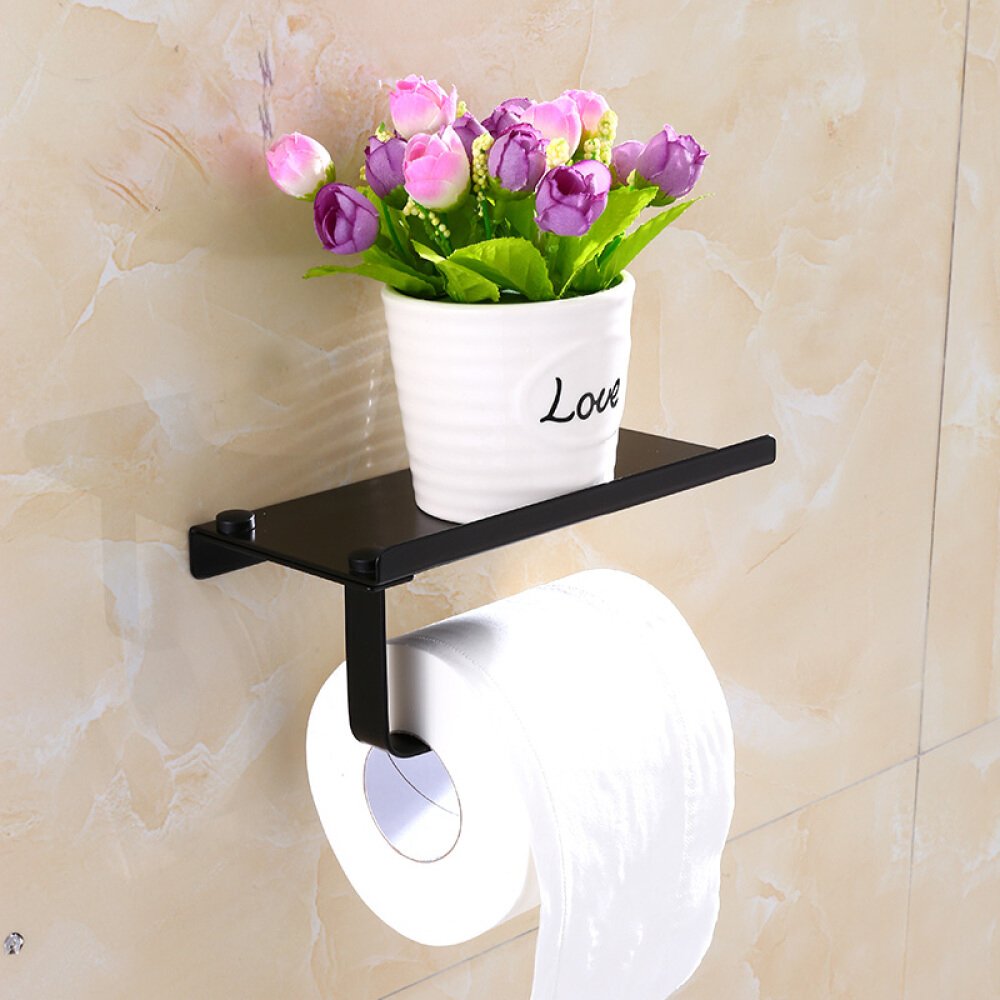 Stainless Steel Bathroom Tissue Holder,Wall Mounted Tissue Hanger