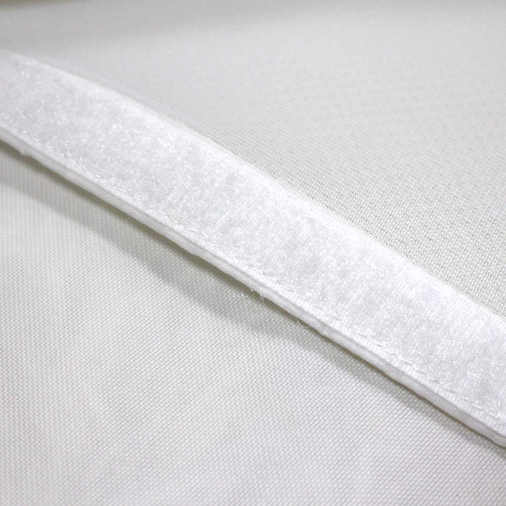 Genuss Crib Bedding Bumper Set of 2 Baby Crib Bumper Mesh Adjustble Breathable Mesh Crib Liner Cotton Mesh Bumpers for Baby Crib 11.8'' x 134''&11.8'' x 63'' (White) : Baby