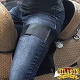 HILASON Anti Slip Grip Horse Saddle Seat Cover Barrel Trail Riding Black