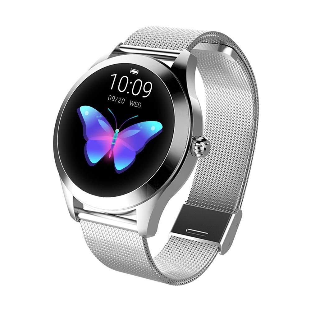 ladies silver smartwatch