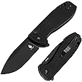 Kizer Amicus Small Pocket Knife, 2.95 Inches 9Cr18MoV Steel Blade, Black G10 Handle Folding EDC Knife L3002A1