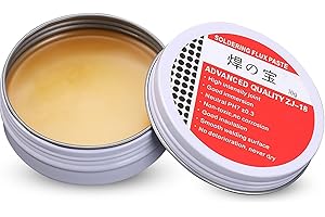 LINAERSHAO 10g Solder Flux, Soldering Flux Paste, No-Clean Solder Grease, Professional Mechanic Welding Repair, For Electronics, Mobile Phone, Home Appliance, Computer Motherboard (0.35oz Jar)