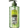 Moist Diane Natural & Organic Moisturizing Hair & Scalp Shampoo with Pump for Women & Men, Japanese Haircare Products for Dry, Damaged, Colored, Curly, Oily Hair, Botanical Moist 16.2 Fl Oz/480ml