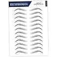 Bliss and Beyond USA | Waterproof Eyebrow Tattoo Stickers. A real hair stroke look. Hair replacement without surgery. Solution for hair loss. Tinted eyebrow tattoos. (New Los Angeles, Natural Black)